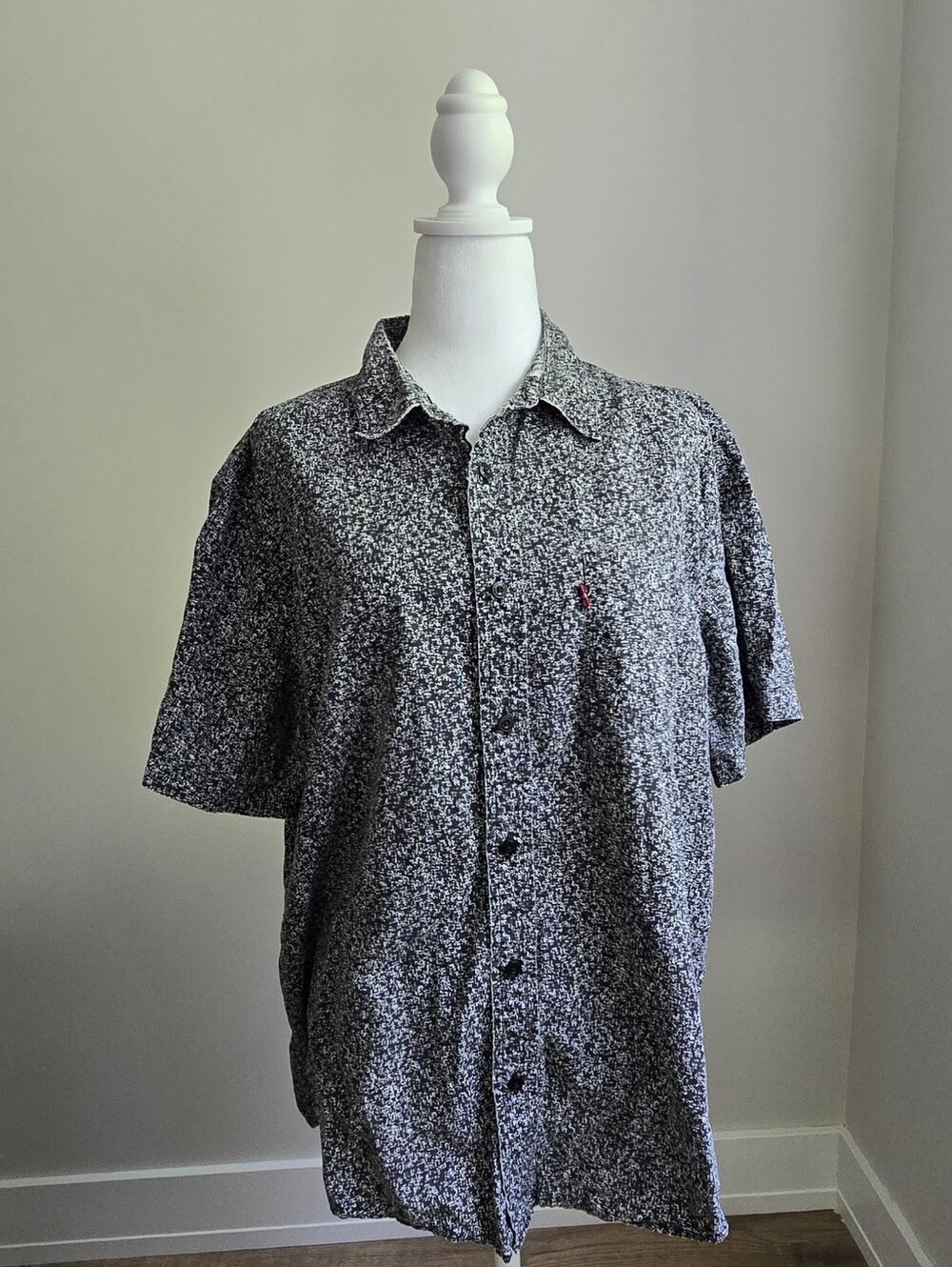 Levi's Mens Button Down Short Sleeve Shirt Xl